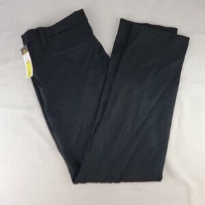 Lee Union Alls Black Straight Leg Pants Women's Size 14 M Medium NEW